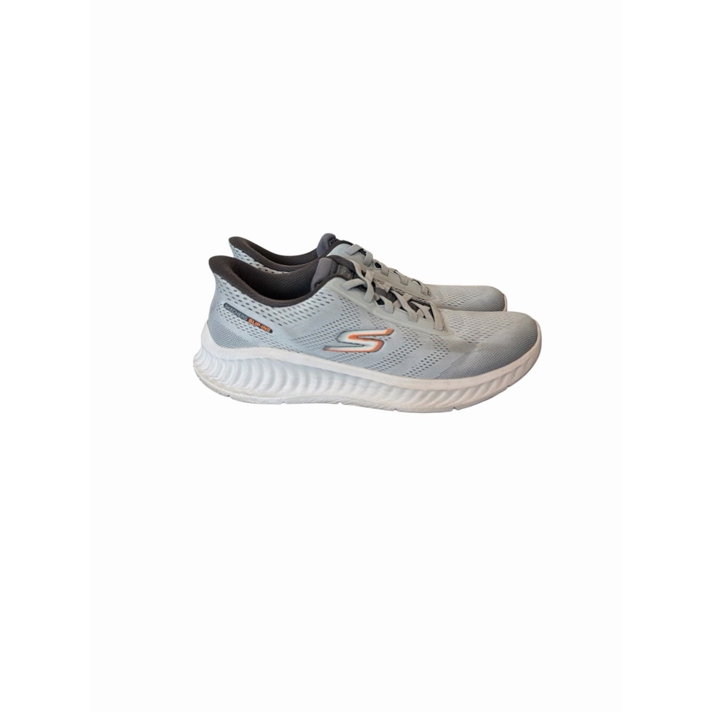 Skechers Slip Ins Go Walk Gray Sneakers Shoes Size 10.5 Comfort Casual Walking